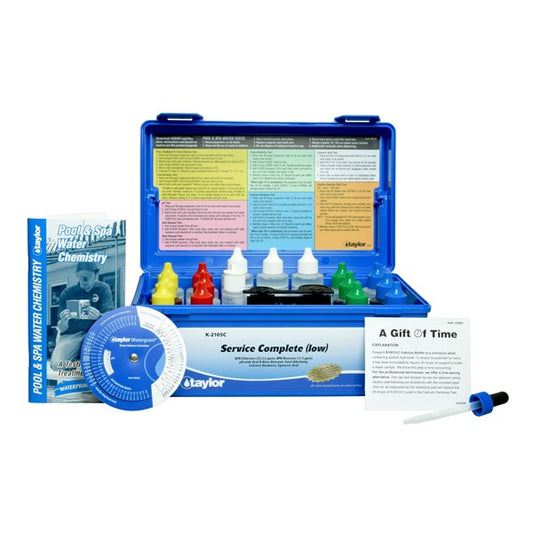 TAYLOR Complete™ kit for Chlorine/Bromine, pH, Alkalinity, Hardness, CYA